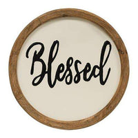 Thumbnail for Blessed Round Sign, 12