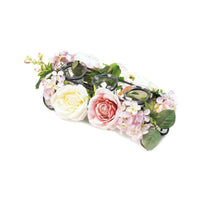 Blooming Faux Floral Candle Holder - The Fox Decor
