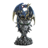 Thumbnail for Blue Dragon Warrior Statue