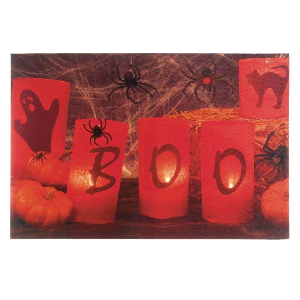 Boo Halloween LED Wall Art - The Fox Decor