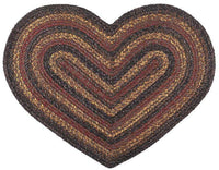 Thumbnail for Braided Slate Heart Rug Rugs CWI+ 