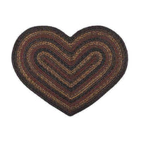 Thumbnail for Braided Slate Heart Rug Rugs CWI+ 
