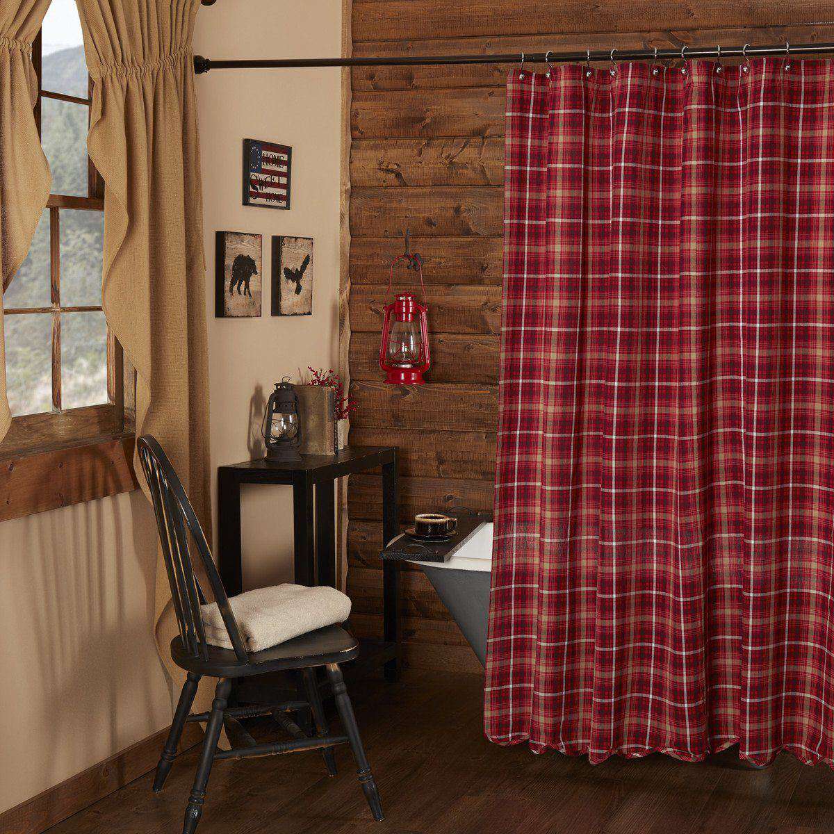 Braxton Scalloped Shower Curtain 72"x72" - The Fox Decor