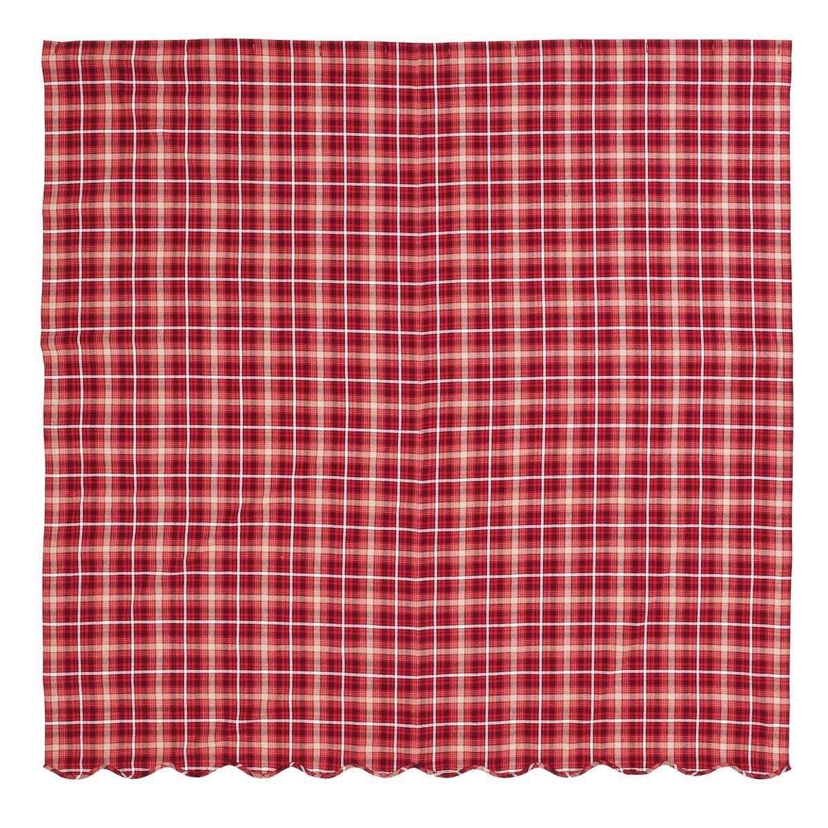 Braxton Scalloped Shower Curtain 72"x72" - The Fox Decor