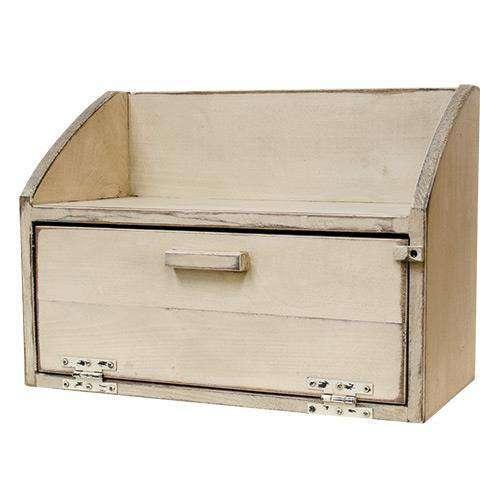 Bread Box w/Shelf Kitchen Decor CWI+ 