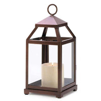 Thumbnail for Bronze Contemporary Candle Lantern