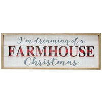 Thumbnail for ^Buffalo Check Farmhouse Christmas Sign - The Fox Decor