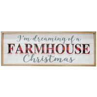 Thumbnail for ^Buffalo Check Farmhouse Christmas Sign Wall CWI+ 