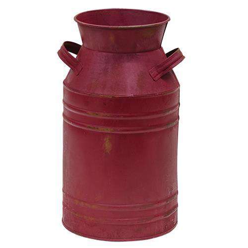 Burgundy Milk Can - 11" HS Containers CWI+ 
