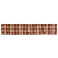 Thumbnail for Burgundy Star Woven Runner, 72