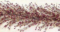 Thumbnail for Burgundy/Gold Pip Garland, 4 ft. - The Fox Decor