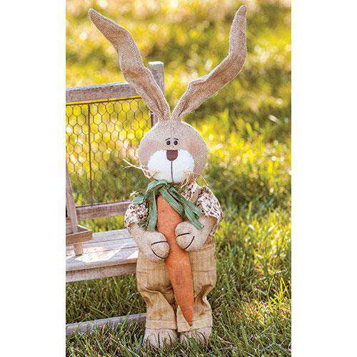 Burlap Overall Bunny Easter CWI+ 