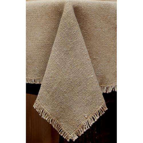 Burlap Table Topper, 40" - The Fox Decor