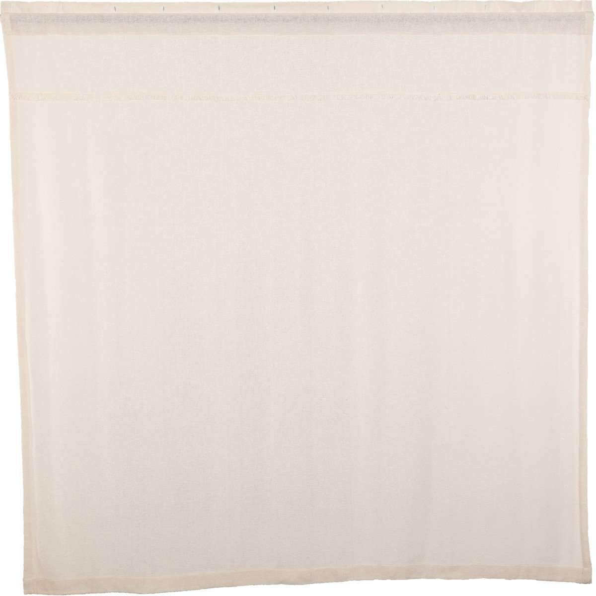 Burlap Vintage/Antique/Natural Shower Curtain 72