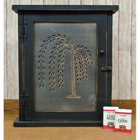 Thumbnail for Burnished Willow Spice Cabinet Rustic Shelves & Storage CWI+ 