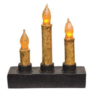 Burnt Ivory Nook Candelabra Candlesticks CWI+ 