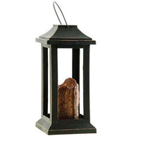 Thumbnail for Burnt Mustard Pillar Lantern, 10 inch - The Fox Decor