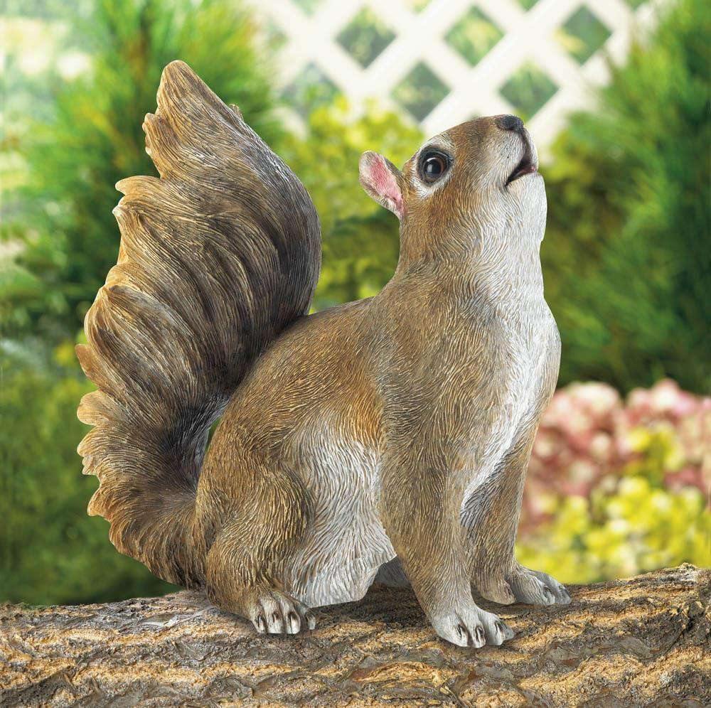 Bushy Tail Squirrel Figurine - The Fox Decor