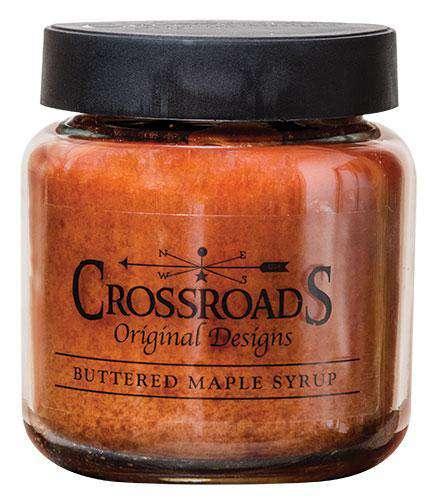 Buttered Maple Syrup Jar Candle, 16oz - The Fox Decor