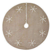 Pearlescent Christmas Tree Skirt 55 VHC Brands - The Fox Decor