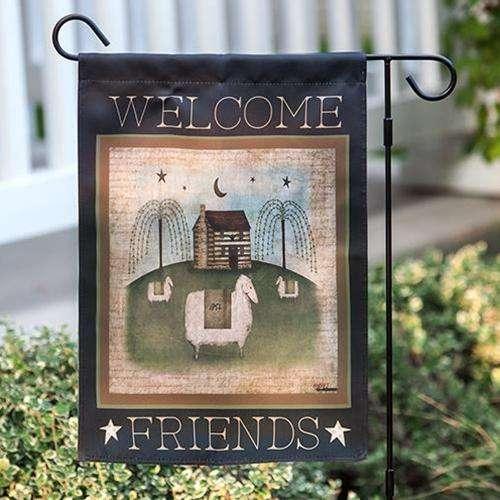 Cabin Sheep Garden Flag - The Fox Decor