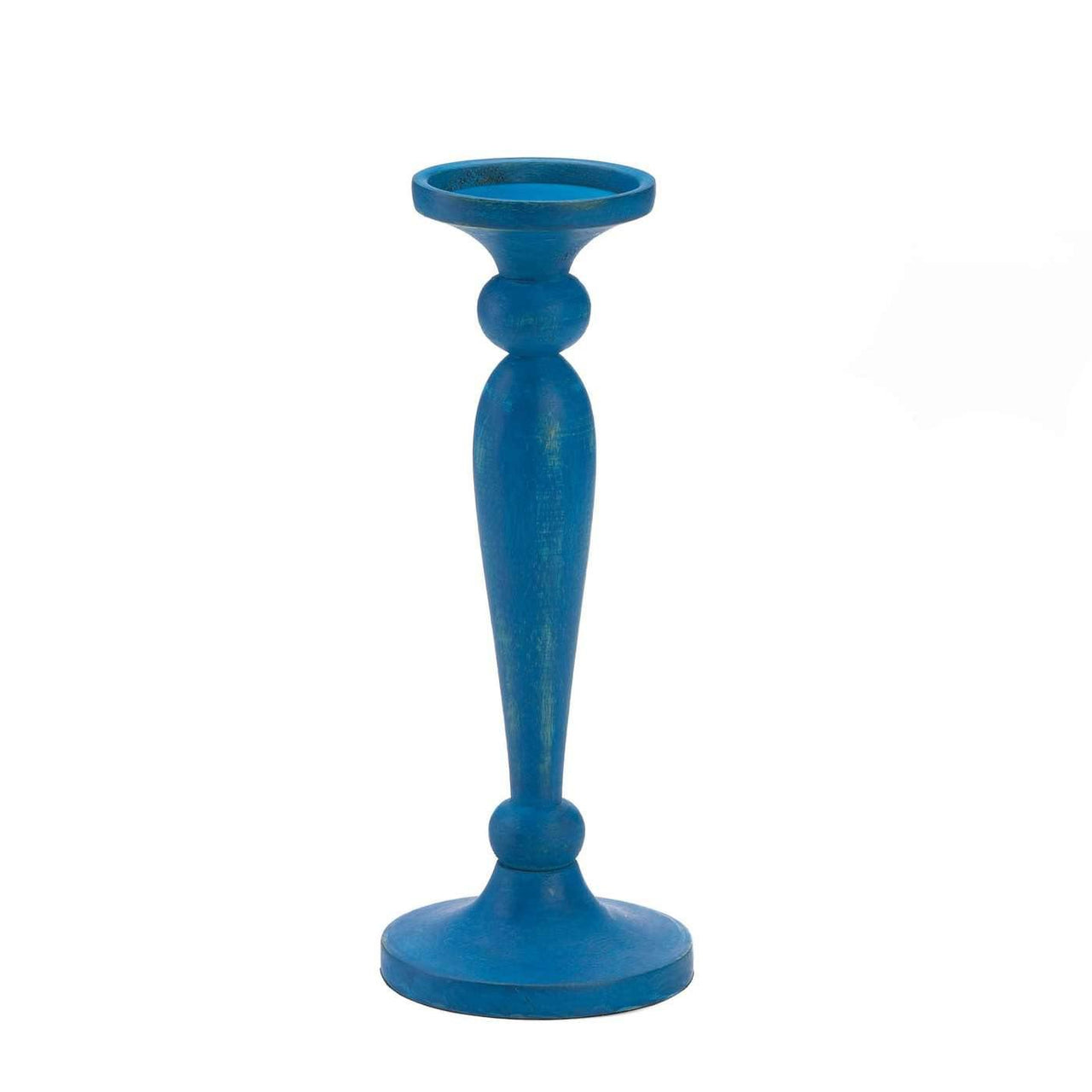 Cadiz Blue Artisan Candle Holder 