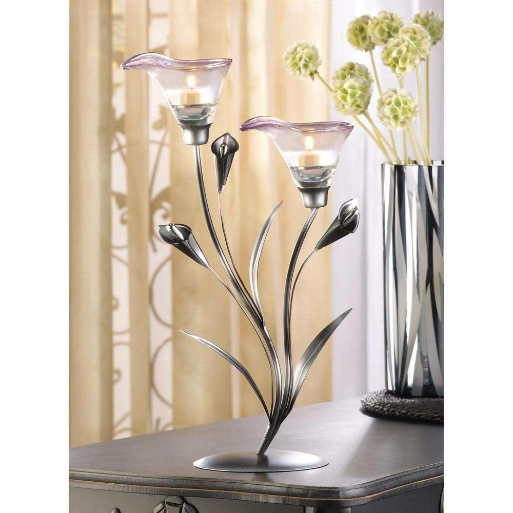 Calla Lily Candle Holder - The Fox Decor