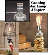 Thumbnail for Canning Jar Lamp Adapter, Small Lamps/Shades/Supplies CWI+ 