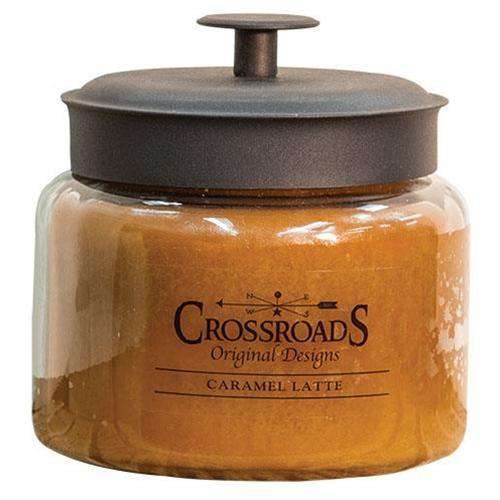 Caramel Latte Jar Candle, 48oz Candles and Scents CWI+ 