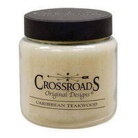 Caribbean Teakwood Jar Candle, 16oz - The Fox Decor