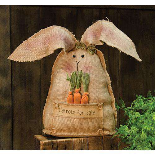 Carrots for Sale Bunny, 20" Easter CWI+ 