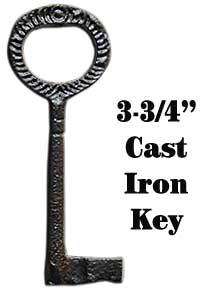Cast Iron Skeleton Key 3.75" - The Fox Decor