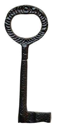 Cast Iron Skeleton Key 3.75" Wall Decor CWI+ 