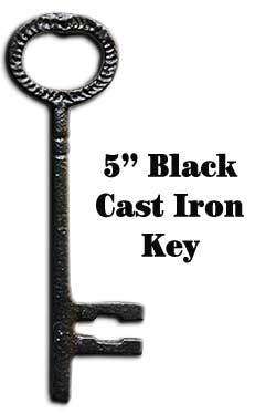 Cast Iron Skeleton Key 5" - The Fox Decor
