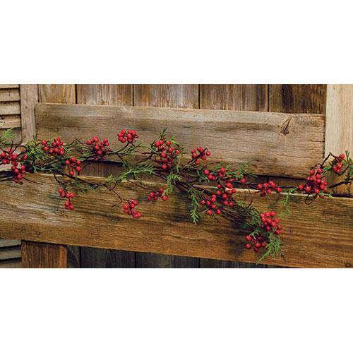 Cedar & Berry Garland, 5 ft. Florals CWI+ 