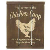 Thumbnail for Chicken Coop Slat Sign HS Plates & Signs CWI+ 