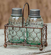 Thumbnail for Chicken Wire Caddy W/Shakers Baskets CWI+ 