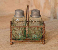 Thumbnail for Chicken Wire Caddy W/Shakers - The Fox Decor