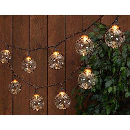 Chicken Wire Globe Lights, 10ct - The Fox Decor