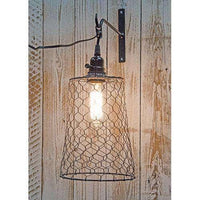 Thumbnail for Chicken Wire Pendant w/Light Fixture - The Fox Decor