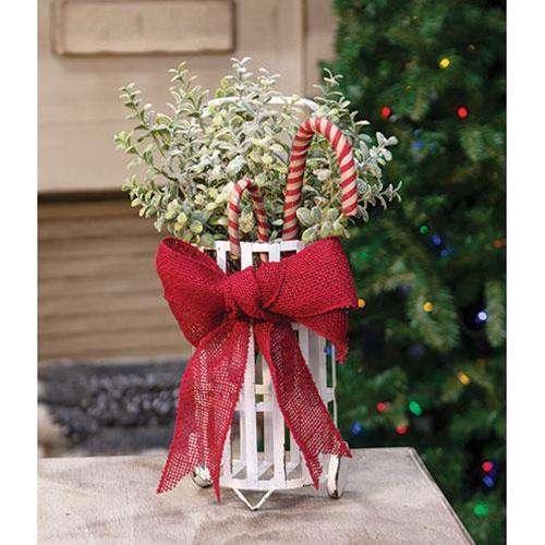 Chippy White Shopping Trolley - The Fox Decor
