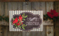 Thumbnail for Christmas Cardinal Corrugated Sign Wall CWI+ 