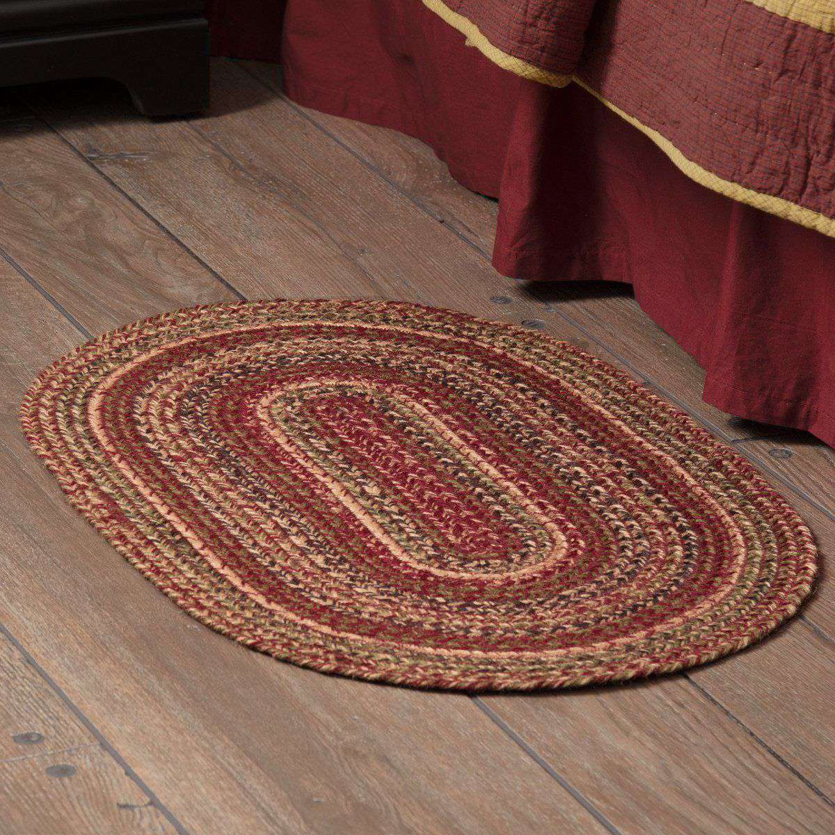 Cider Mill Jute Braided Rugs Oval VHC Brands Rugs VHC Brands 20" x 30" 