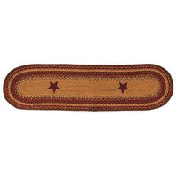 Thumbnail for Cinnamon Star Braided Runner, 13x48 Tabletop CWI+ 