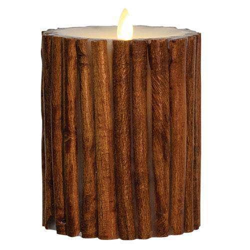 Cinnamon Stick Luminara Candle, 4x5 - The Fox Decor