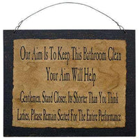 Thumbnail for Clean Bathroom Sign - The Fox Decor