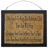 Thumbnail for Clean Bathroom Sign Pictures & Signs CWI+ 