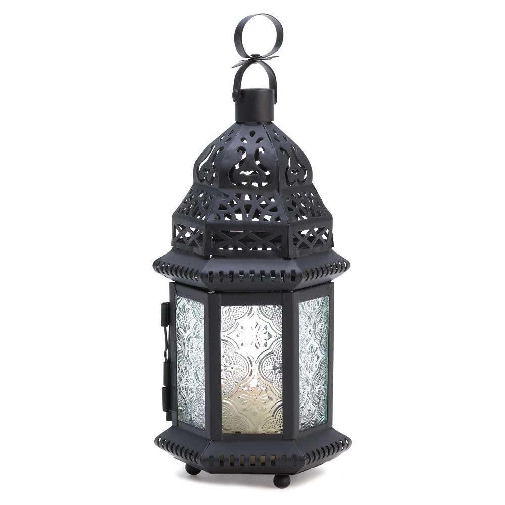 Clear Glass Moroccan Lantern - The Fox Decor