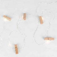 Thumbnail for Clothespin Light String, 20Ct, 20ft Light Strands CWI+ 