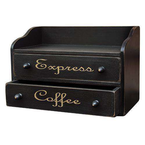Coffee Cupboard Rustic Shelves & Storage CWI+ 